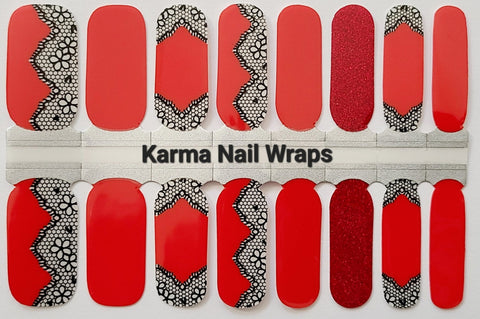 Image of Touch of Lace Nail Wraps