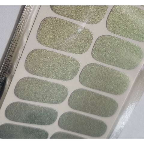 Image of Magic Olive Luxury Nail Wraps (Color Shift)