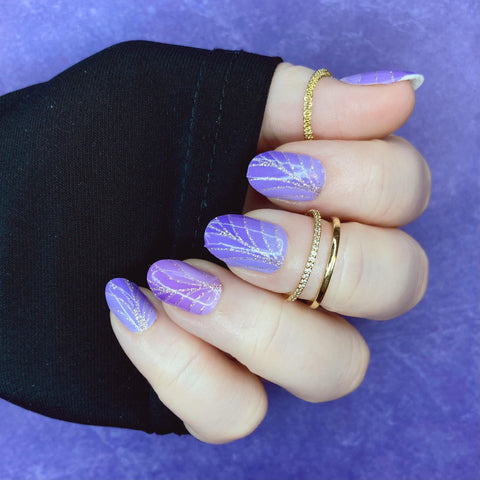 Image of Purple Palms - Karma Exclusive Nail Wraps