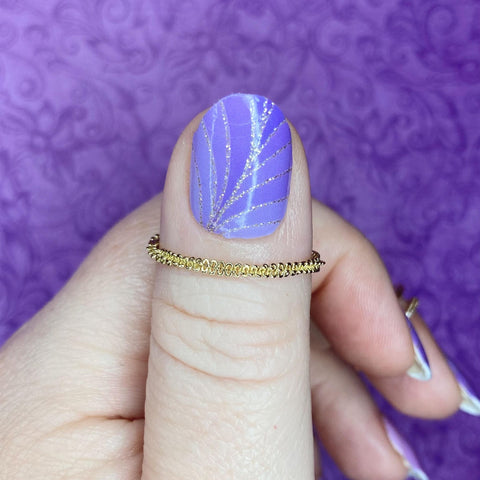 Image of Purple Palms - Karma Exclusive Nail Wraps