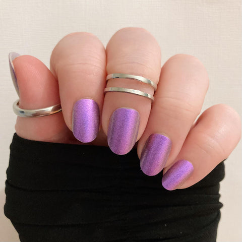 Image of Magic Grape Luxury Nail Wraps (Color Shift)