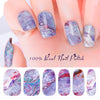 Lavender Marble Nail Wraps