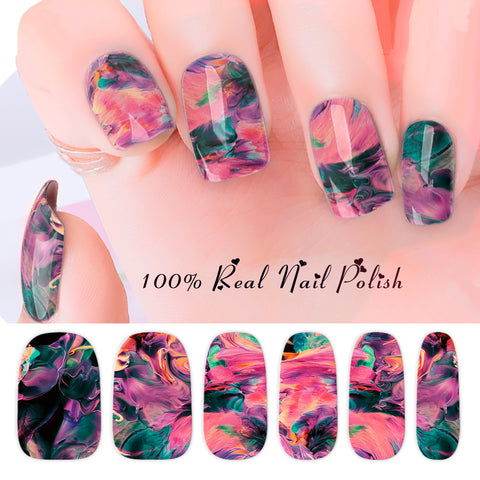 Image of Silky Pink Nail Wraps