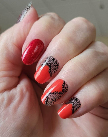Image of Touch of Lace Nail Wraps