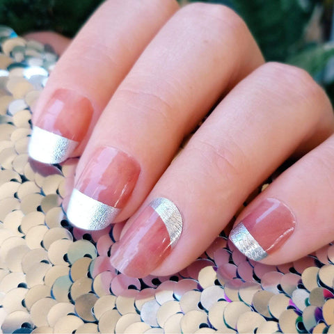 Image of Luxury Neutral Marble & Foil Nail Wraps