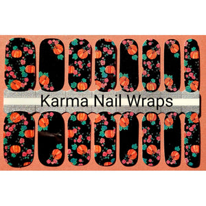 Pumpkin Patch Nail Wraps
