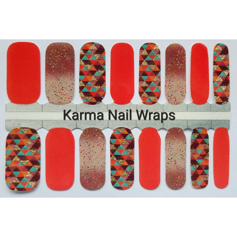 Image of Totally Triangular - Karma Exclusive Nail Wraps