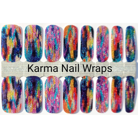 Image of Running Paint Nail Wraps