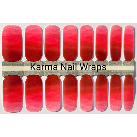 Image of Red Tide Nail Wraps