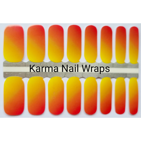 Image of Tequila Sunset - Karma Exclusive Nail Wraps