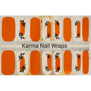 Orange Delight Nail Wraps