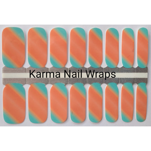 Image of Blue Raspberry Dreamsicle - Karma Exclusive Nail Wraps