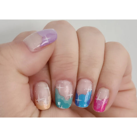 In the Clouds Nail Wraps
