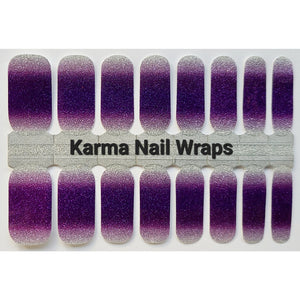Purple Dimensions Nail Wraps