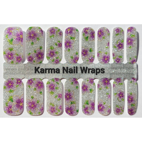 Image of Perfect Petunias Nail Wraps