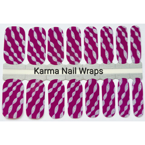 Rows of Sparkles - Karma Exclusive Nail Wraps