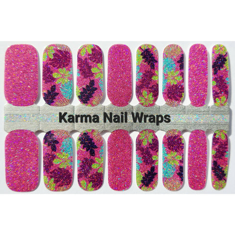 Malibu Leaves - Karma Exclusive Nail Wraps