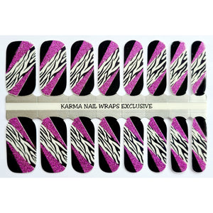 Zebra Flair - Karma Exclusive Nail Wraps