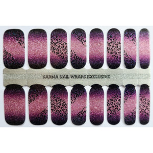Purple Leopard Ombre - Karma Exclusive Nail Wraps