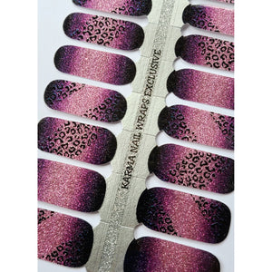 Purple Leopard Ombre - Karma Exclusive Nail Wraps