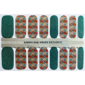 Sparkling Plaid - Karma Exclusive Nail Wraps