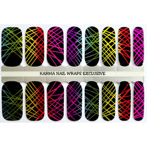 Holo Silly String - Karma Exclusive Nail Wraps