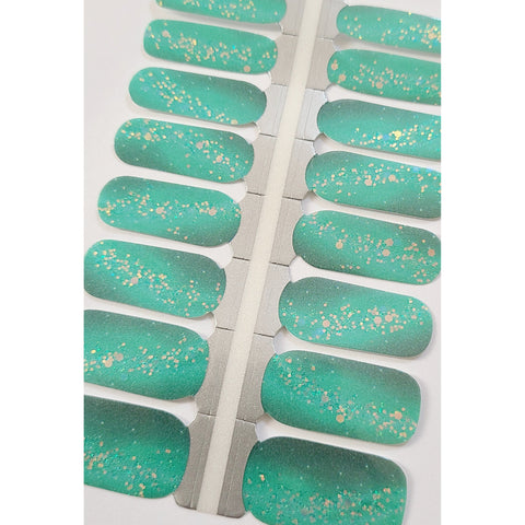 Image of Polished Amazonite Nail Wraps