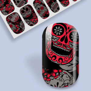 Day of the Dead Nail Wraps