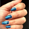 Blue Agate Nail Wraps