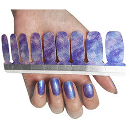 Image of Blu-rple Luxury Nail Wraps