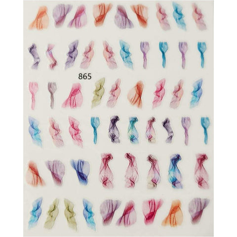 Floating Wisps Nail Accent Decals