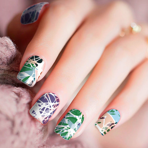 Image of 24 Tip - Imaginary Jungle Nail Wraps