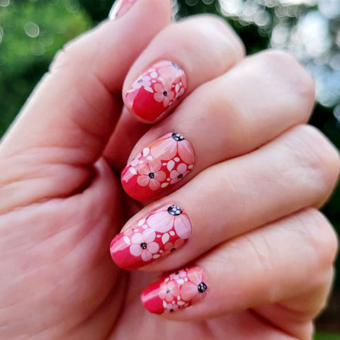 Image of Japanese Blossoms Nail Wraps