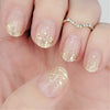 Gold Sequin French Mani Nail Wraps