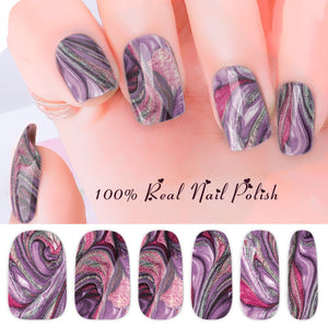 Purple Illusion Nail Wraps
