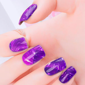 Purple Strides Nail Wraps