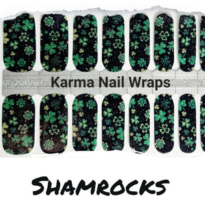 Shamrocks Nail Wraps
