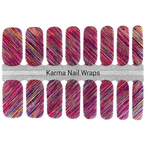 Image of Angled Horizons Nail Wraps - Karma Nail Wraps