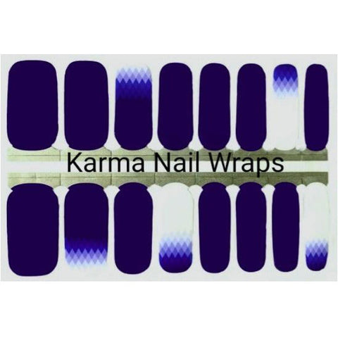 Image of Blue Peaks Nail Wraps - Karma Nail Wraps
