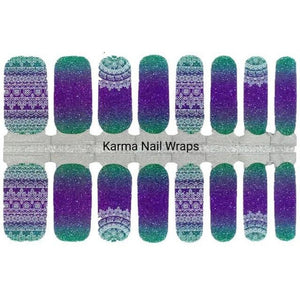 Boho Sparkle Nail Wraps - Karma Nail Wraps