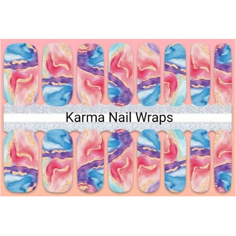 Canyon Sunrise Nail Wraps - Karma Nail Wraps