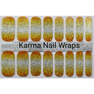 Caribbean Sunshine Nail Wraps - Karma Nail Wraps