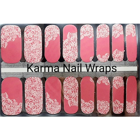 Image of Coming Up Roses Nail Wraps - Karma Nail Wraps