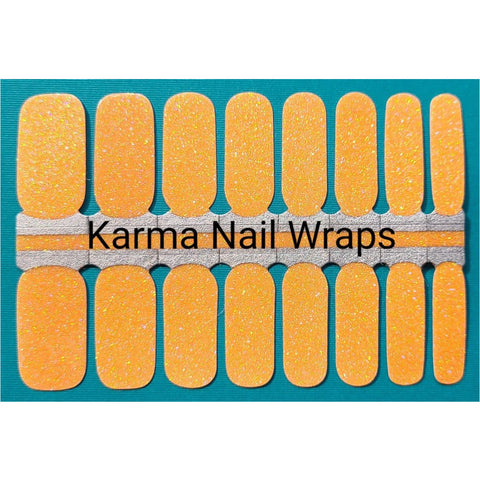 Creamsicle Nail Wraps - Karma Nail Wraps