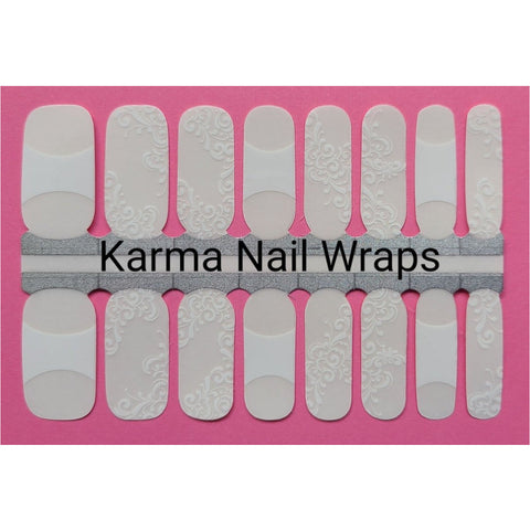 Image of Elegant French Mani Nail Wraps - Karma Nail Wraps