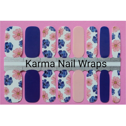 Gardenia Delight Nail Wraps - Karma Nail Wraps