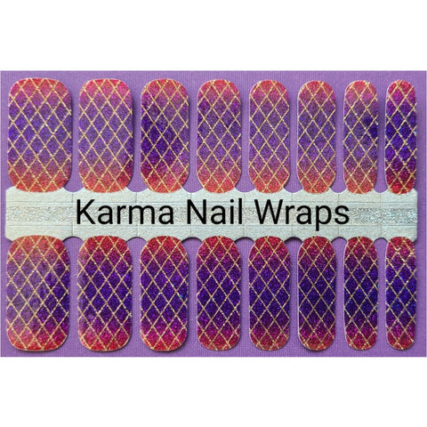 Glamorous Fishnets Nail Wraps - Karma Nail Wraps