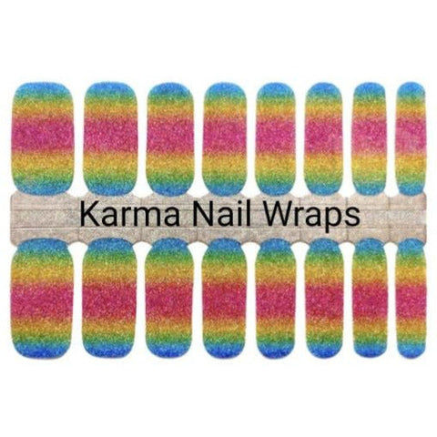 Image of Glittering Tahiti Nail Wraps - Karma Nail Wraps