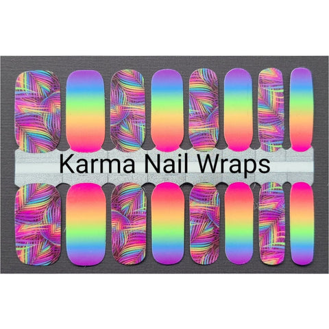 Image of Glowing Palms Nail Wraps - Karma Nail Wraps