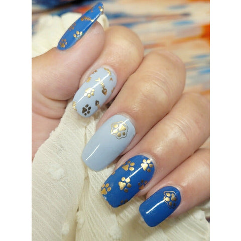 Image of Puppy & Kitty Prints Overlay Nail Wraps